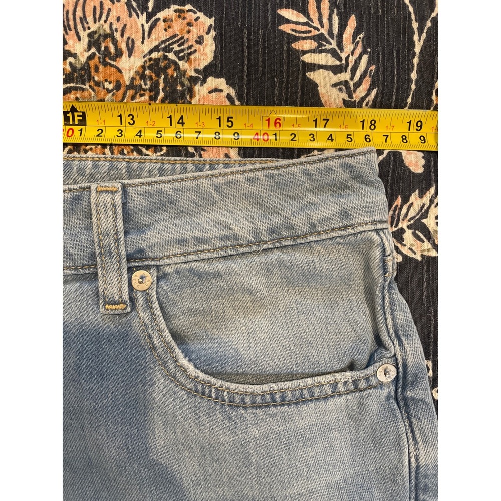 Aeropostale Jeans Women's 14 Blue New High Rise Wide Leg Non-Stretch Denim New - Picture 12 of 14